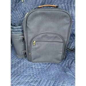 Picnic at Ascot Insulated Backpack Service For 2 with Insulated Wine Bag Unused